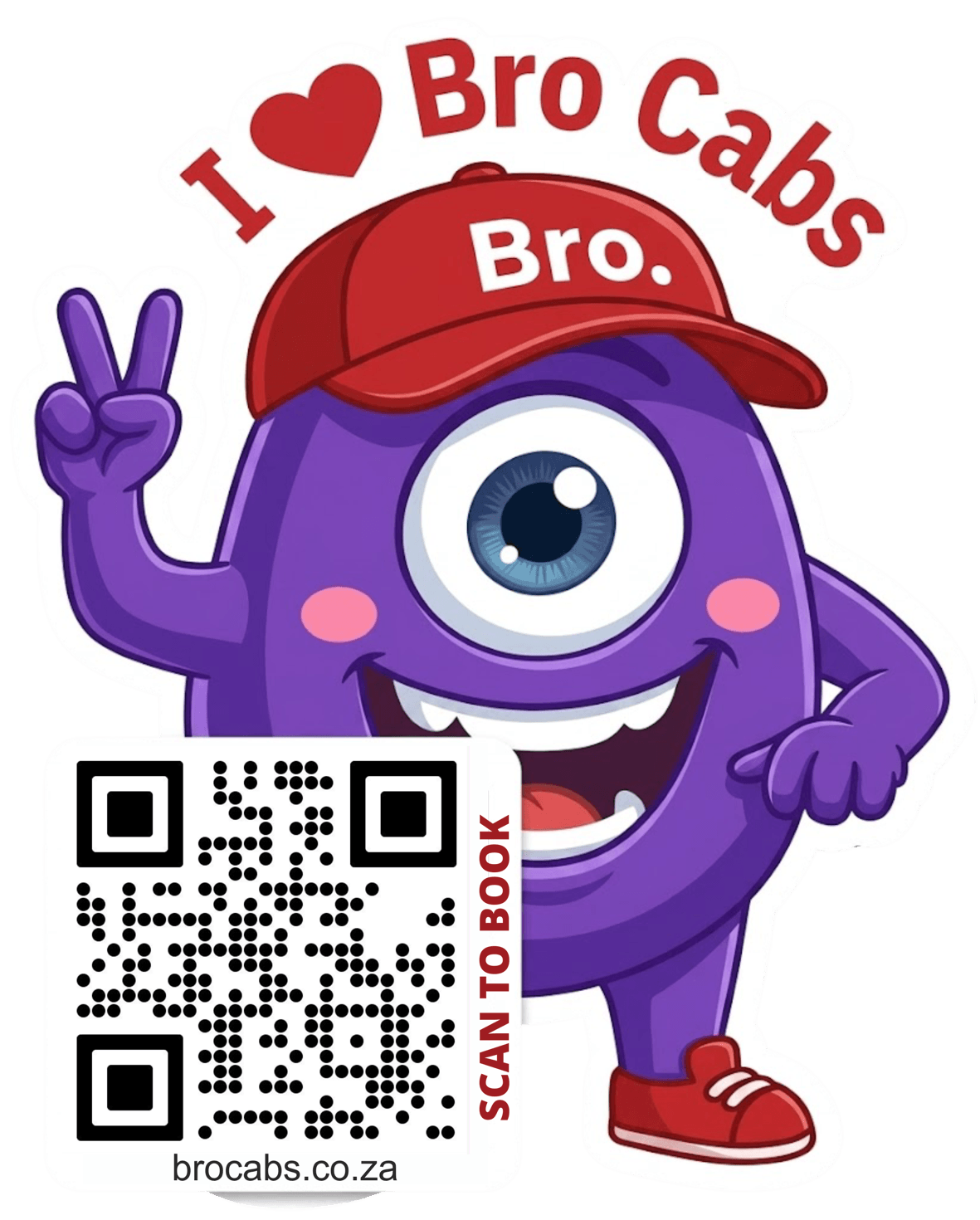 Bro Cabs magnet